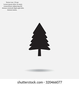 Christmas tree icon