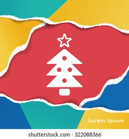 Christmas tree icon