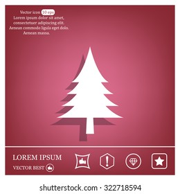 Christmas tree icon