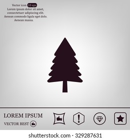 Christmas tree icon 