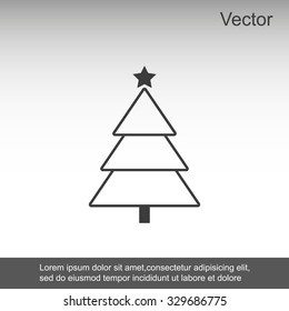 Christmas tree icon