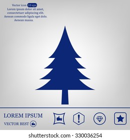 Christmas tree icon
