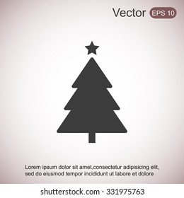 Christmas tree icon