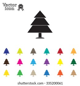 Christmas tree icon