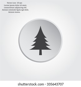 Christmas tree icon 