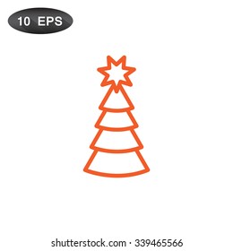 Christmas tree icon