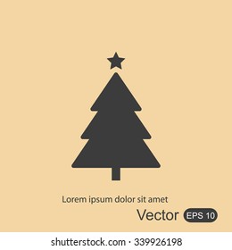 Christmas tree icon