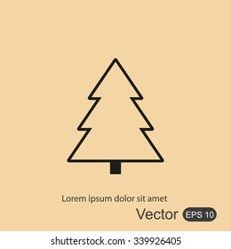 Christmas tree icon