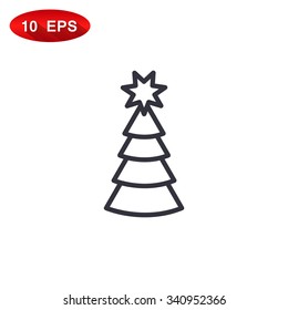 Christmas tree icon