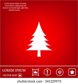 Christmas tree icon