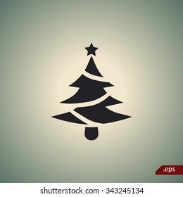 Christmas tree icon