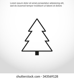 Christmas tree icon