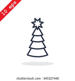 Christmas tree icon