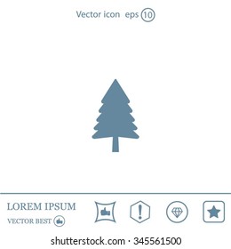 Christmas tree icon