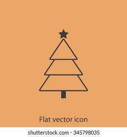 Christmas tree icon