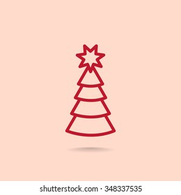 Christmas tree icon