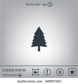 Christmas tree icon



