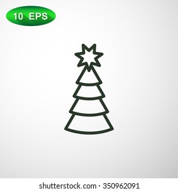 Christmas tree icon
