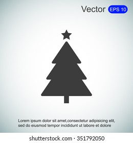 Christmas tree icon
