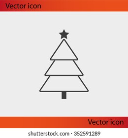 Christmas tree icon