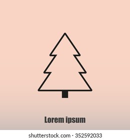 Christmas tree icon
