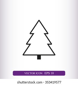 Christmas tree icon
