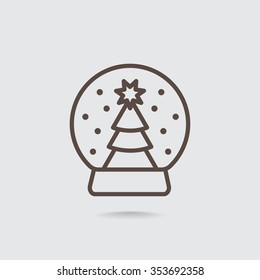 Christmas tree icon
