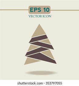 Christmas tree icon

