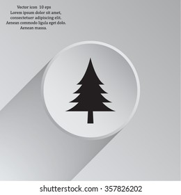 Christmas tree icon 
