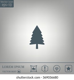 Christmas tree icon