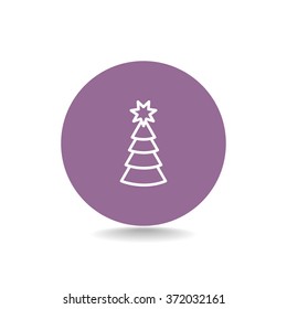 Christmas tree icon