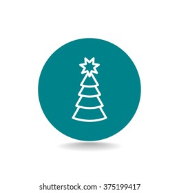 Christmas tree icon