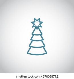 Christmas tree icon