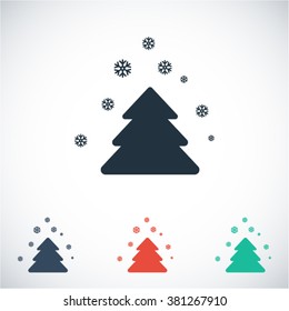 Christmas tree icon