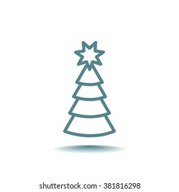 Christmas tree icon