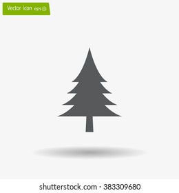 Christmas tree icon 