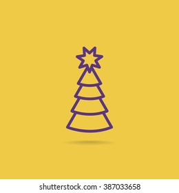 Christmas tree icon