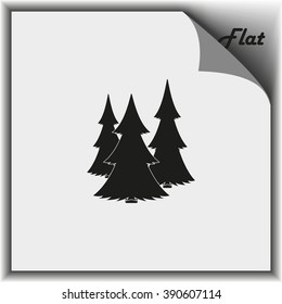 Christmas tree icon.