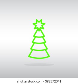 Christmas tree icon