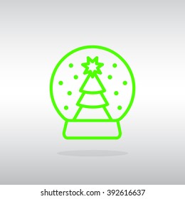 Christmas tree icon