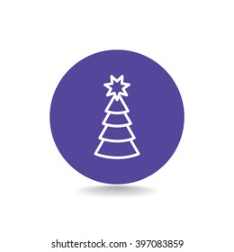 Christmas tree icon