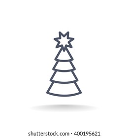 Christmas tree icon