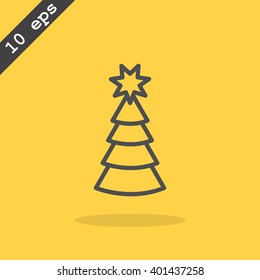 Christmas tree icon