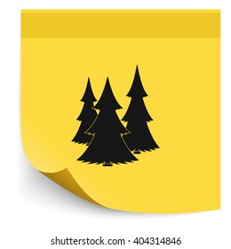 Christmas tree icon.