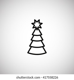 Christmas tree icon