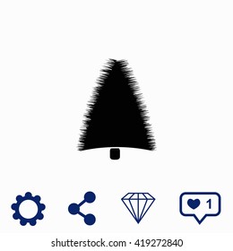 Christmas tree icon.