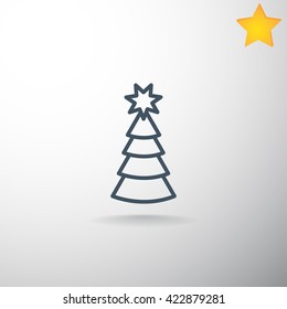 Christmas tree icon