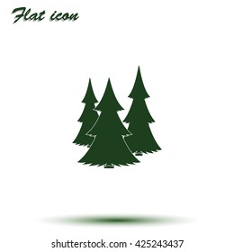 Christmas tree icon.