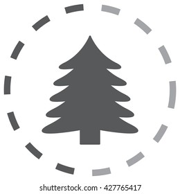 Christmas tree icon