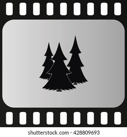 Christmas tree icon.